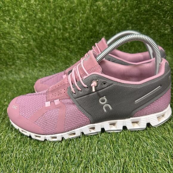On Running Cloud Shoes Womens Size 9.5 Pink Gray Athletic CloudTec Running - Picture 3 of 12